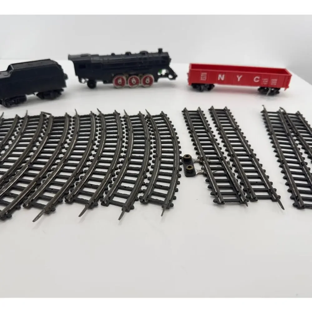 Vintage Made In Japan HO Scale Steam Train Lot NYC Gondola Tender Track 1960s